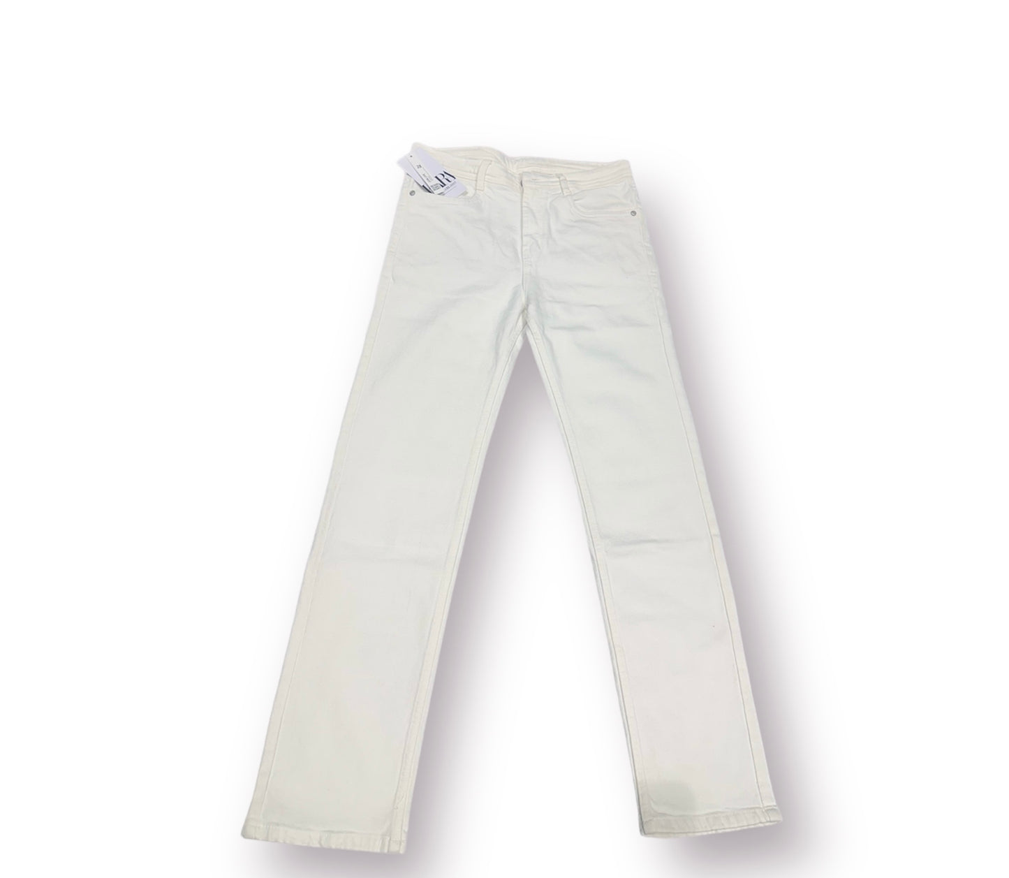 Straight Fit white jeans