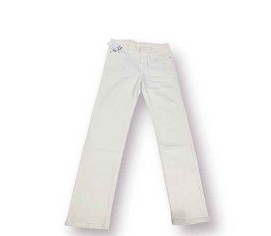 Straight Fit white jeans